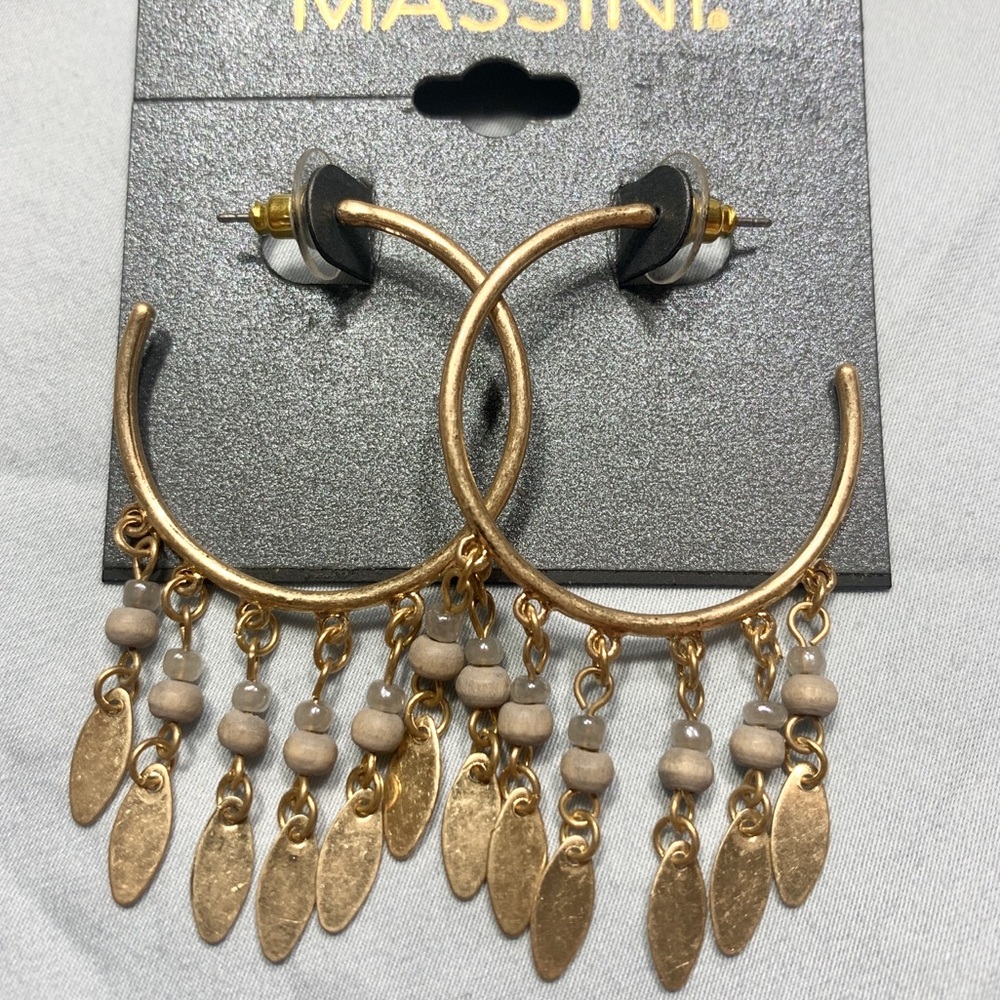 NWT Gold Tone Earrings